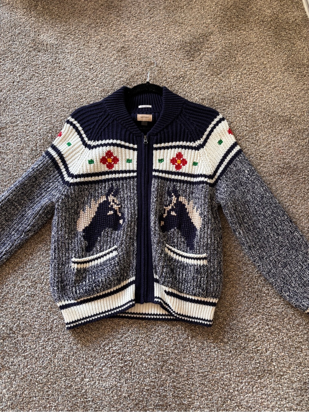 Mother Denim Horse Knit Sweater